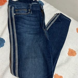 Good American Women's Good Legs GLCA899T Skinny Cropped Ankle Denim Jeans 8/29